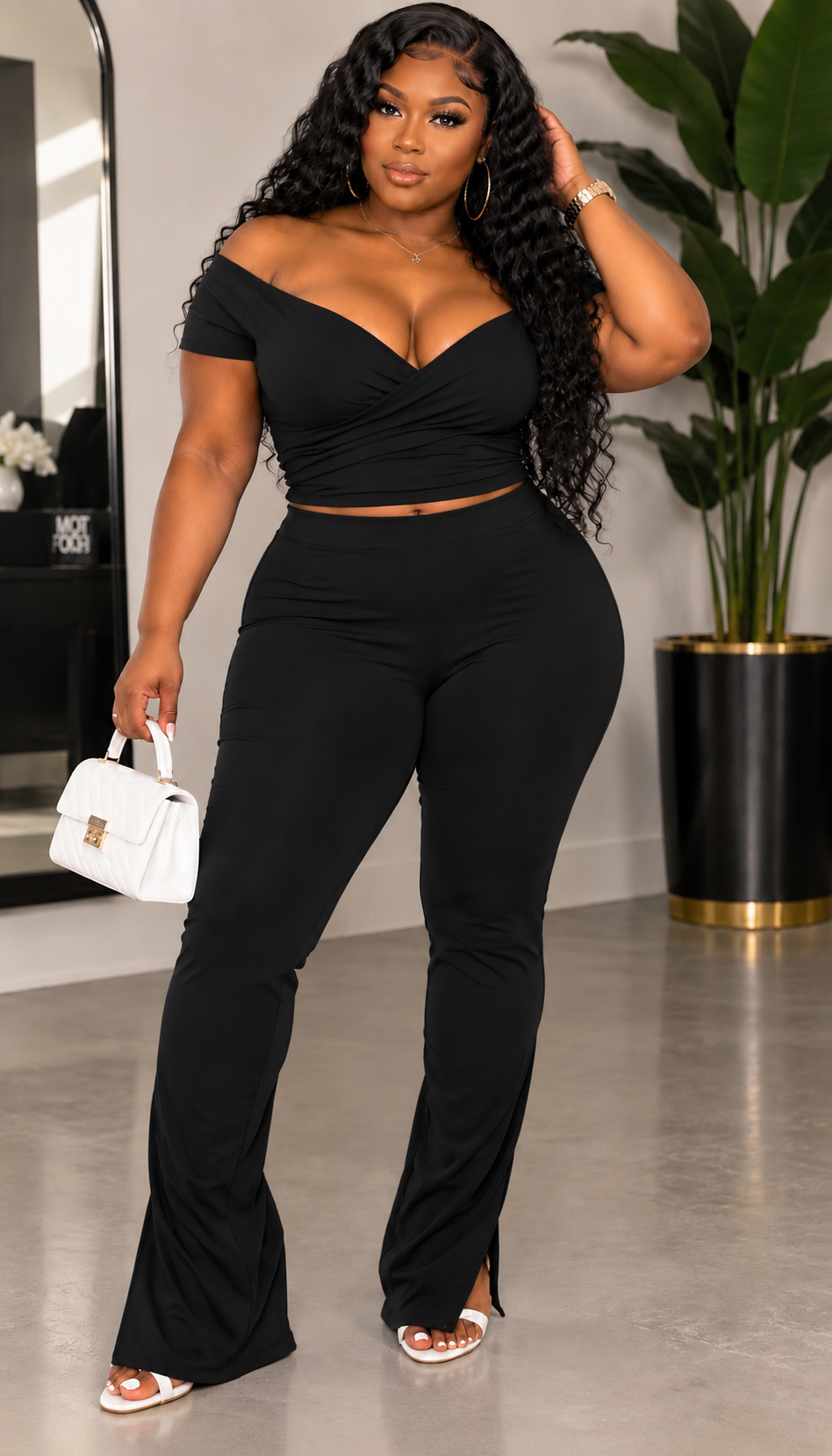 STEPPIN OUT PANTS SET