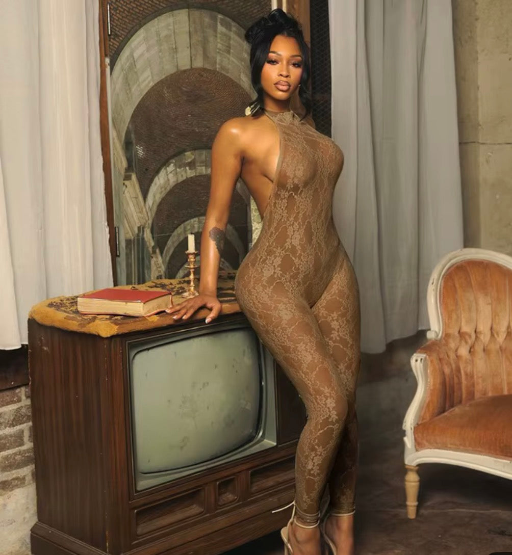 PURE SEDUCTION HALTER JUMPSUIT