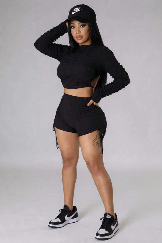 Bubbly babe short set