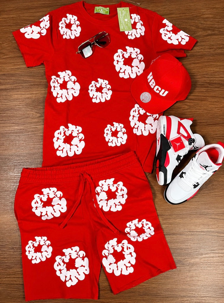 ADULT BIG MEN DENIM TEARS SHORT SETS