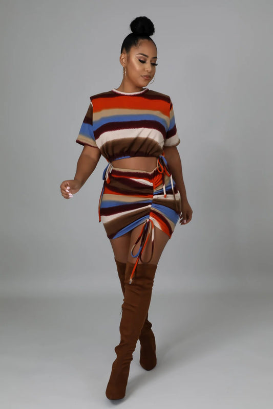 NIKKI BABE SKIRT SET