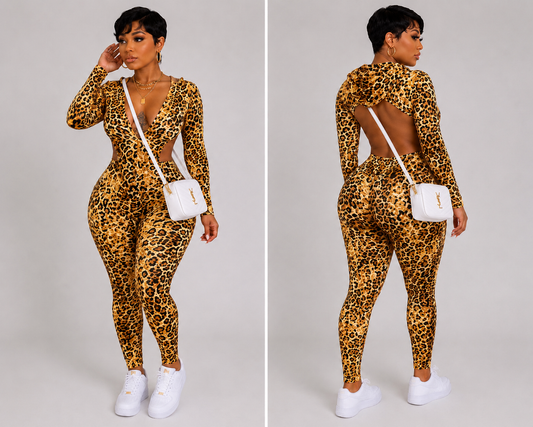LEOPARD JUMPER